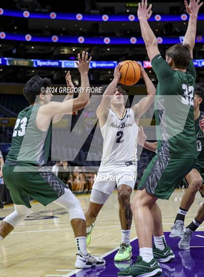 Thumbnail 2 in De La Salle vs Notre Dame (SO) (2024 Coastal Catholic Classic) photogallery.