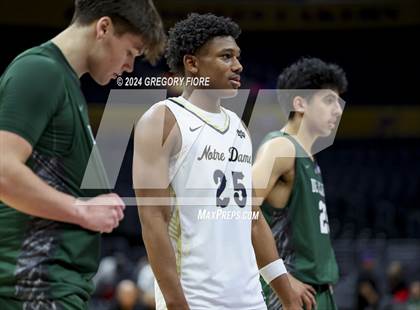 Thumbnail 2 in De La Salle vs Notre Dame (SO) (2024 Coastal Catholic Classic) photogallery.