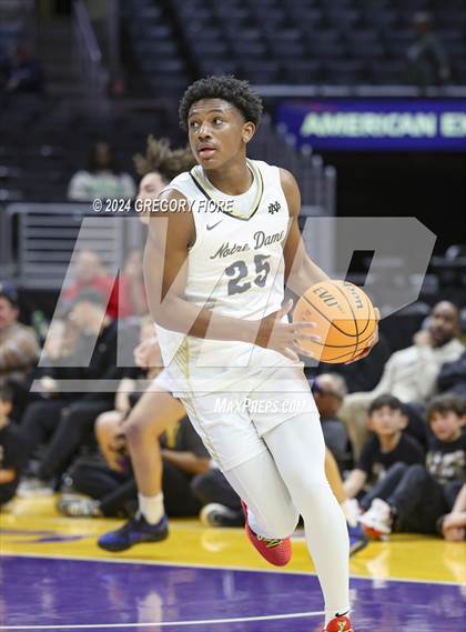 Thumbnail 3 in De La Salle vs Notre Dame (SO) (2024 Coastal Catholic Classic) photogallery.
