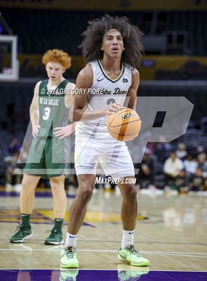 Thumbnail 3 in De La Salle vs Notre Dame (SO) (2024 Coastal Catholic Classic) photogallery.