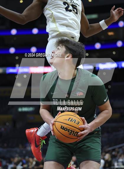Thumbnail 1 in De La Salle vs Notre Dame (SO) (2024 Coastal Catholic Classic) photogallery.