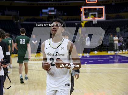Thumbnail 2 in De La Salle vs Notre Dame (SO) (2024 Coastal Catholic Classic) photogallery.