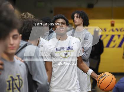 Thumbnail 2 in De La Salle vs Notre Dame (SO) (2024 Coastal Catholic Classic) photogallery.