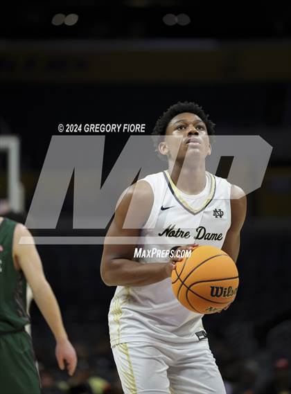 Thumbnail 3 in De La Salle vs Notre Dame (SO) (2024 Coastal Catholic Classic) photogallery.