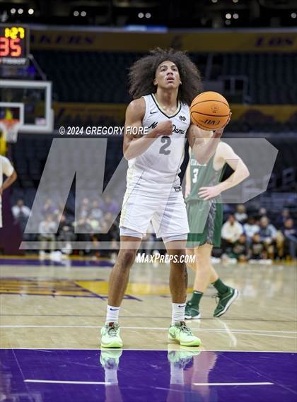 Thumbnail 2 in De La Salle vs Notre Dame (SO) (2024 Coastal Catholic Classic) photogallery.
