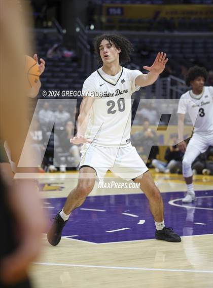 Thumbnail 1 in De La Salle vs Notre Dame (SO) (2024 Coastal Catholic Classic) photogallery.