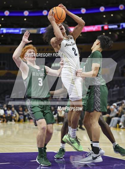 Thumbnail 3 in De La Salle vs Notre Dame (SO) (2024 Coastal Catholic Classic) photogallery.