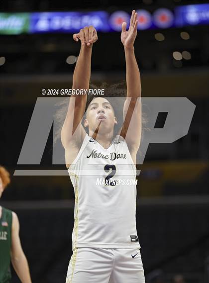Thumbnail 1 in De La Salle vs Notre Dame (SO) (2024 Coastal Catholic Classic) photogallery.