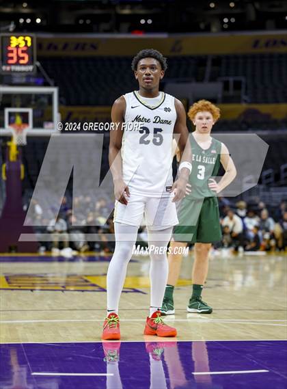 Thumbnail 1 in De La Salle vs Notre Dame (SO) (2024 Coastal Catholic Classic) photogallery.
