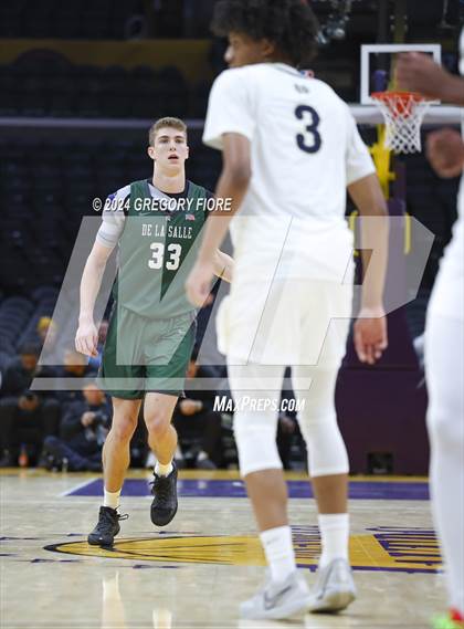 Thumbnail 3 in De La Salle vs Notre Dame (SO) (2024 Coastal Catholic Classic) photogallery.