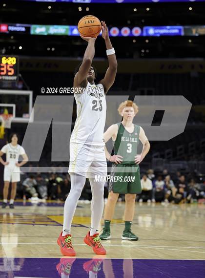 Thumbnail 3 in De La Salle vs Notre Dame (SO) (2024 Coastal Catholic Classic) photogallery.