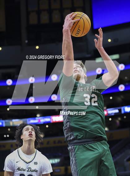 Thumbnail 2 in De La Salle vs Notre Dame (SO) (2024 Coastal Catholic Classic) photogallery.
