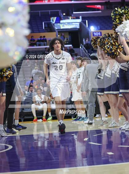 Thumbnail 1 in De La Salle vs Notre Dame (SO) (2024 Coastal Catholic Classic) photogallery.