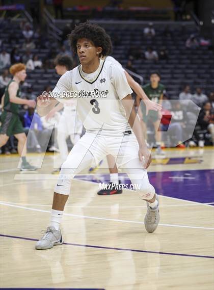Thumbnail 3 in De La Salle vs Notre Dame (SO) (2024 Coastal Catholic Classic) photogallery.