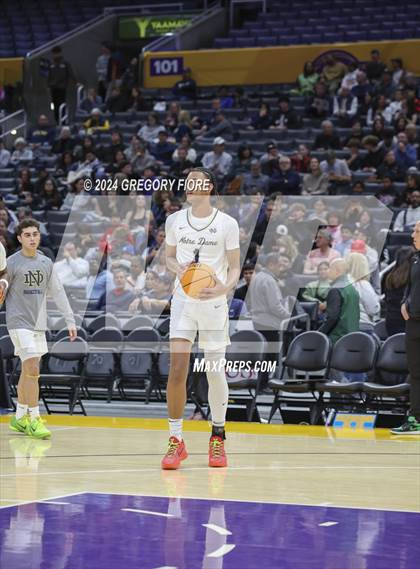 Thumbnail 3 in De La Salle vs Notre Dame (SO) (2024 Coastal Catholic Classic) photogallery.