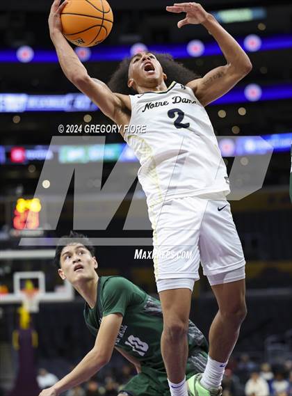 Thumbnail 3 in De La Salle vs Notre Dame (SO) (2024 Coastal Catholic Classic) photogallery.