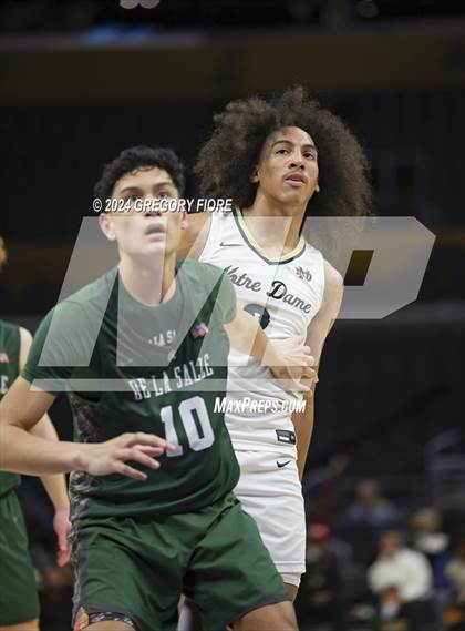 Thumbnail 2 in De La Salle vs Notre Dame (SO) (2024 Coastal Catholic Classic) photogallery.
