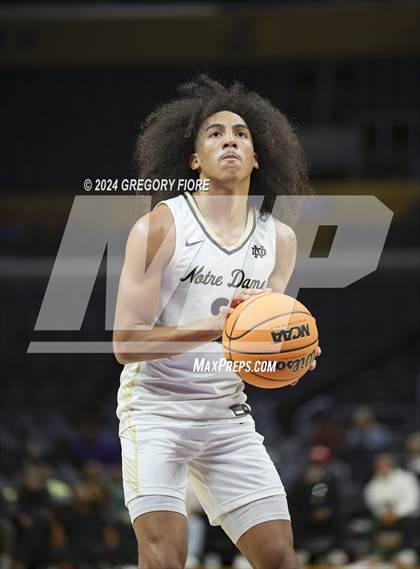 Thumbnail 3 in De La Salle vs Notre Dame (SO) (2024 Coastal Catholic Classic) photogallery.