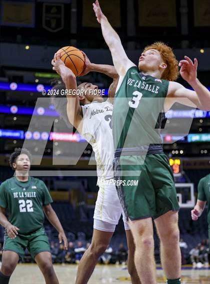 Thumbnail 3 in De La Salle vs Notre Dame (SO) (2024 Coastal Catholic Classic) photogallery.