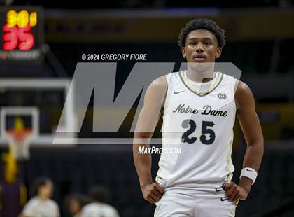 Thumbnail 3 in De La Salle vs Notre Dame (SO) (2024 Coastal Catholic Classic) photogallery.