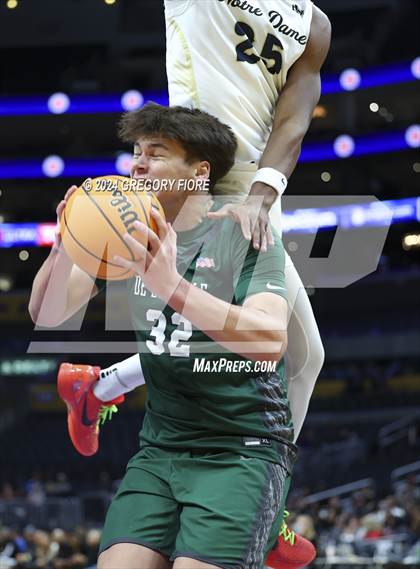 Thumbnail 2 in De La Salle vs Notre Dame (SO) (2024 Coastal Catholic Classic) photogallery.