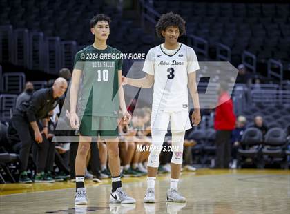 Thumbnail 1 in De La Salle vs Notre Dame (SO) (2024 Coastal Catholic Classic) photogallery.