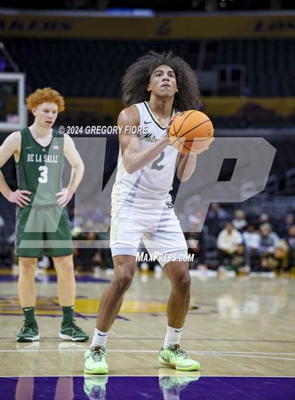 Thumbnail 2 in De La Salle vs Notre Dame (SO) (2024 Coastal Catholic Classic) photogallery.