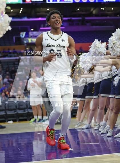 Thumbnail 3 in De La Salle vs Notre Dame (SO) (2024 Coastal Catholic Classic) photogallery.