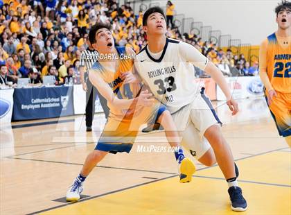 Thumbnail 1 in Rolling Hills Prep vs. Holy Martyrs Armenian (CIF-SS D5AA Finals) photogallery.