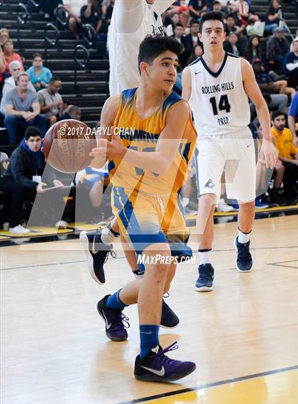 Thumbnail 3 in Rolling Hills Prep vs. Holy Martyrs Armenian (CIF-SS D5AA Finals) photogallery.
