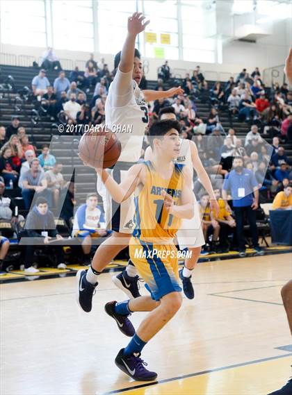 Thumbnail 1 in Rolling Hills Prep vs. Holy Martyrs Armenian (CIF-SS D5AA Finals) photogallery.