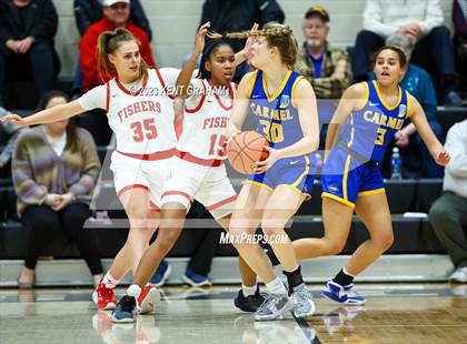 Thumbnail 3 in Carmel vs Fishers (IHSAA  4A Sectional Round1) photogallery.
