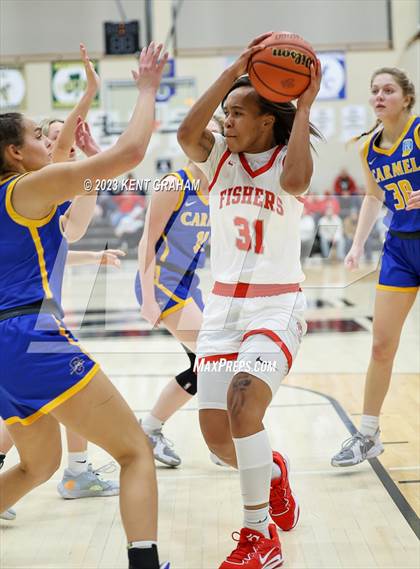 Thumbnail 2 in Carmel vs Fishers (IHSAA  4A Sectional Round1) photogallery.
