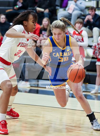 Thumbnail 3 in Carmel vs Fishers (IHSAA  4A Sectional Round1) photogallery.