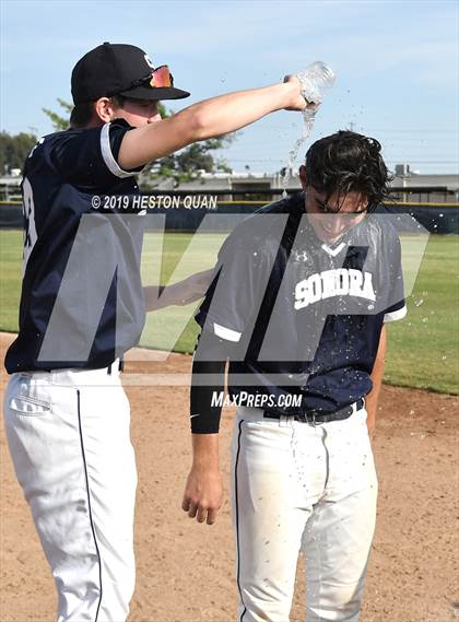 Thumbnail 3 in Sonora vs. Canyon Springs (CIF-SS D4 Playoff) photogallery.