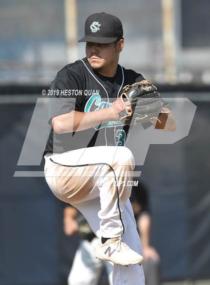 Thumbnail 3 in Sonora vs. Canyon Springs (CIF-SS D4 Playoff) photogallery.