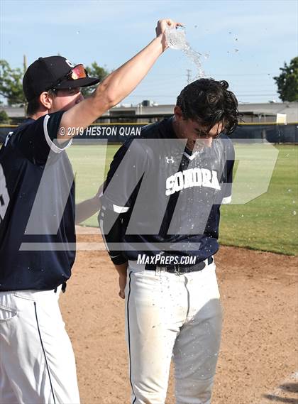 Thumbnail 2 in Sonora vs. Canyon Springs (CIF-SS D4 Playoff) photogallery.