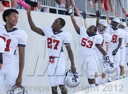 Thumbnail 2 in Manvel vs. Port Arthur Memorial (UIL 5A Division 2 Bi-District Playoff) photogallery.