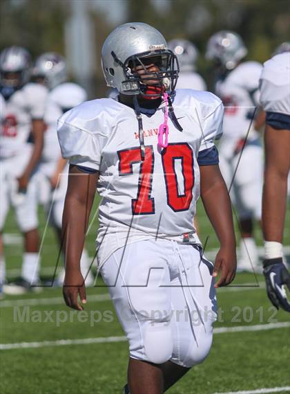 Thumbnail 2 in Manvel vs. Port Arthur Memorial (UIL 5A Division 2 Bi-District Playoff) photogallery.