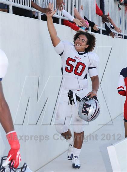 Thumbnail 1 in Manvel vs. Port Arthur Memorial (UIL 5A Division 2 Bi-District Playoff) photogallery.