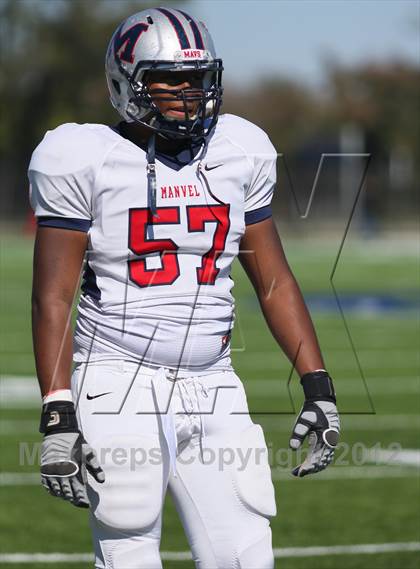 Thumbnail 3 in Manvel vs. Port Arthur Memorial (UIL 5A Division 2 Bi-District Playoff) photogallery.