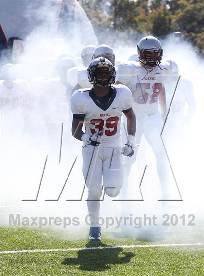 Thumbnail 3 in Manvel vs. Port Arthur Memorial (UIL 5A Division 2 Bi-District Playoff) photogallery.