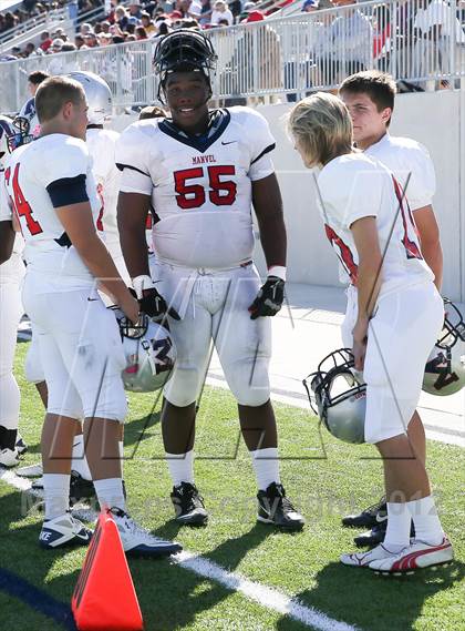 Thumbnail 3 in Manvel vs. Port Arthur Memorial (UIL 5A Division 2 Bi-District Playoff) photogallery.