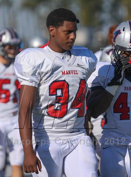 Thumbnail 3 in Manvel vs. Port Arthur Memorial (UIL 5A Division 2 Bi-District Playoff) photogallery.