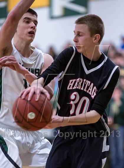 Thumbnail 2 in Loudoun Valley vs Heritage (VHSL Region II Quarterfinal) photogallery.
