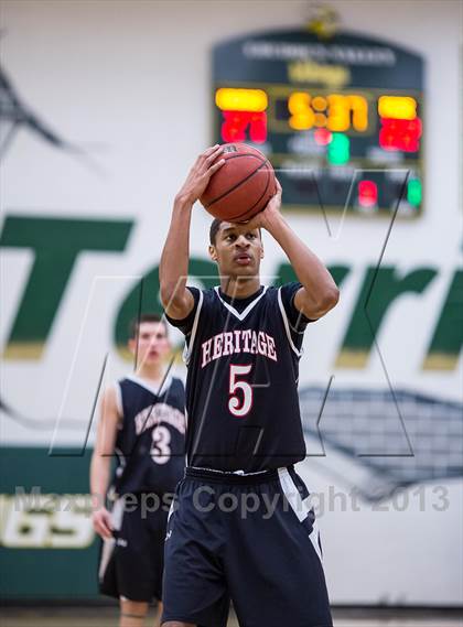 Thumbnail 2 in Loudoun Valley vs Heritage (VHSL Region II Quarterfinal) photogallery.