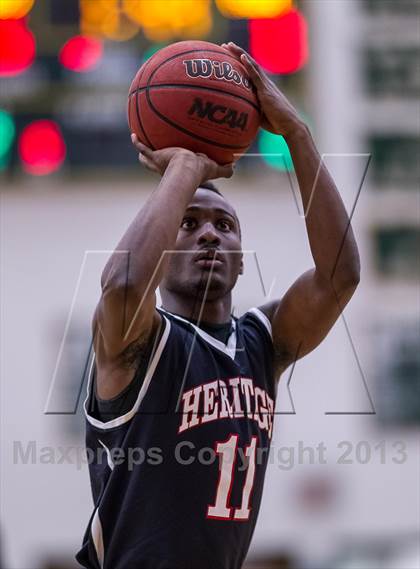 Thumbnail 2 in Loudoun Valley vs Heritage (VHSL Region II Quarterfinal) photogallery.
