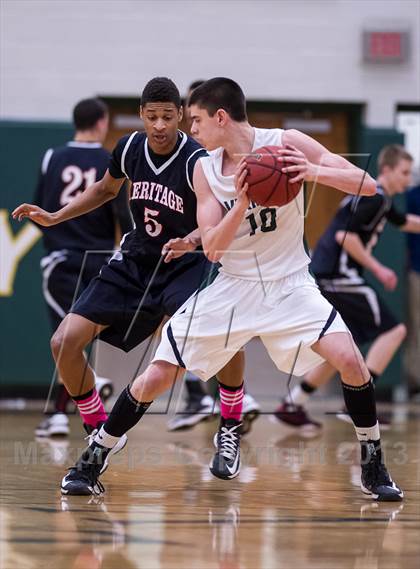 Thumbnail 2 in Loudoun Valley vs Heritage (VHSL Region II Quarterfinal) photogallery.