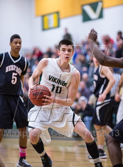 Thumbnail 3 in Loudoun Valley vs Heritage (VHSL Region II Quarterfinal) photogallery.