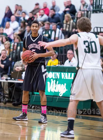 Thumbnail 1 in Loudoun Valley vs Heritage (VHSL Region II Quarterfinal) photogallery.